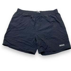 Columbia Men's XL Swim Trunks Black Lined